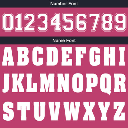 Custom Pink Grey Football Gradient Polo Shirts  Add Your Unique Logo/Name/Number