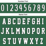 Custom Green Black Basketball Jersey Uniform Suit Printed Your Logo Name Number