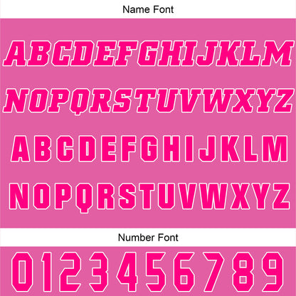 Custom Pink Button Down Baseball Jersey for Men Women Adult Youth Print Name Number Logo