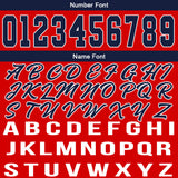 Custom Red Navy Basketball Jersey for Men Women Adult Youth Stitched Name Number Logo