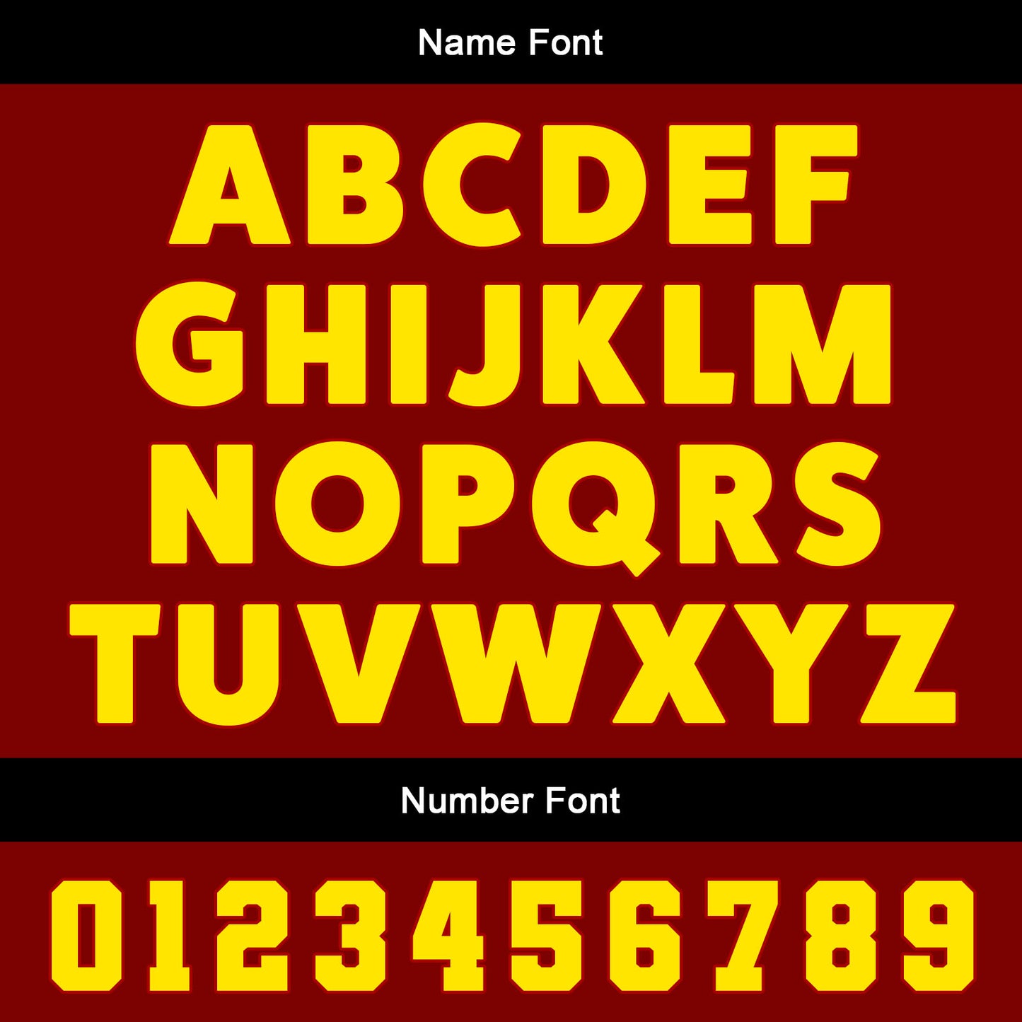 Custom Red Yellow Uniform Jersey Kids Adults Personalized Set Jersey Shirt
