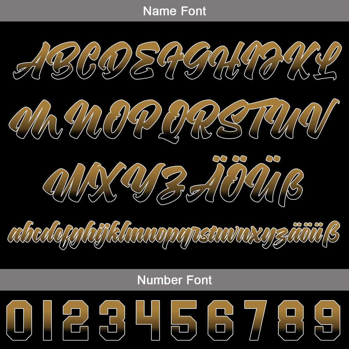 Custom Black Old Gold Baseball Jersey Personalized Gradient Team Uniforms Shirt with Name Number
