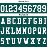 Custom Dull Green White Football Polo Shirts  Add Your Unique Logo/Name/Number