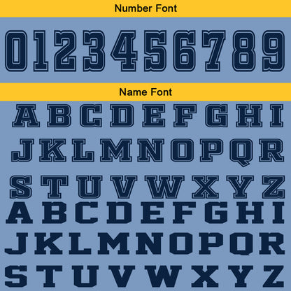 Custom Blue Yellow Basketball Jersey Uniform Suit Printed Your Logo Name Number