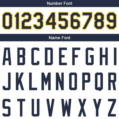 Custom Stitched Basketball Jersey for Men, Women And Kids White-Navy-Yellow
