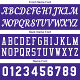 Custom Purple White Basketball Jersey for Men Women Adult Youth Stitched Name Number Logo