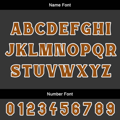 Custom Green Brown Basketball Jersey Uniform Suit Printed Your Logo Name Number
