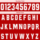 Custom Red Light Pink Football Gradient Polo Shirts  Add Your Unique Logo/Name/Number