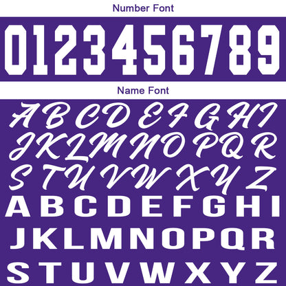 Custom Purple White Basketball Jersey for Men Women Adult Youth Stitched Name Number Logo