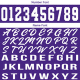Custom Purple White Basketball Jersey for Men Women Adult Youth Stitched Name Number Logo