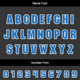 Custom Blue Uniform Jersey Kids Adults Personalized Set Jersey Shirt