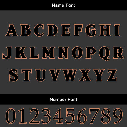 Custom Black Orange Soccer Uniform Jersey Kids Adults Personalized Set Jersey Shirt