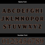 Custom Black Orange Soccer Uniform Jersey Kids Adults Personalized Set Jersey Shirt
