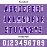 Custom White Purple Varsity Jackets for Men Women Youth Personalized Letterman Jackets