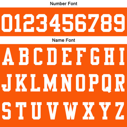 Custom Orange Brown Football Gradient Polo Shirts  Add Your Unique Logo/Name/Number