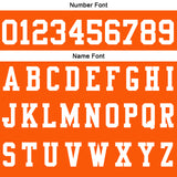 Custom Orange Brown Football Gradient Polo Shirts  Add Your Unique Logo/Name/Number