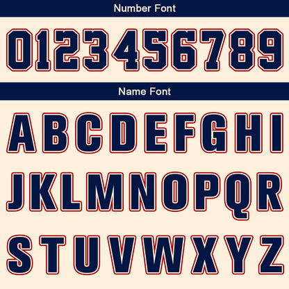 Custom Cream Blue Red Basketball Jersey Uniform Suit Printed Your Logo Name Number