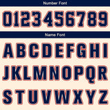 Custom Cream Blue Red Basketball Jersey Uniform Suit Printed Your Logo Name Number