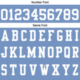 Custom Grey Blue White Football Polo Shirts  Add Your Unique Logo/Name/Number