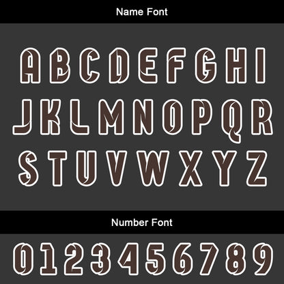 Custom Brown Basketball Jersey Uniform Suit Printed Your Logo Name Number