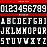 Custom Black Red Football Gradient Polo Shirts  Add Your Unique Logo/Name/Number