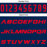 Custom Navy White Reversible Basketball Suit for Adults and Kids Personalized Jersey