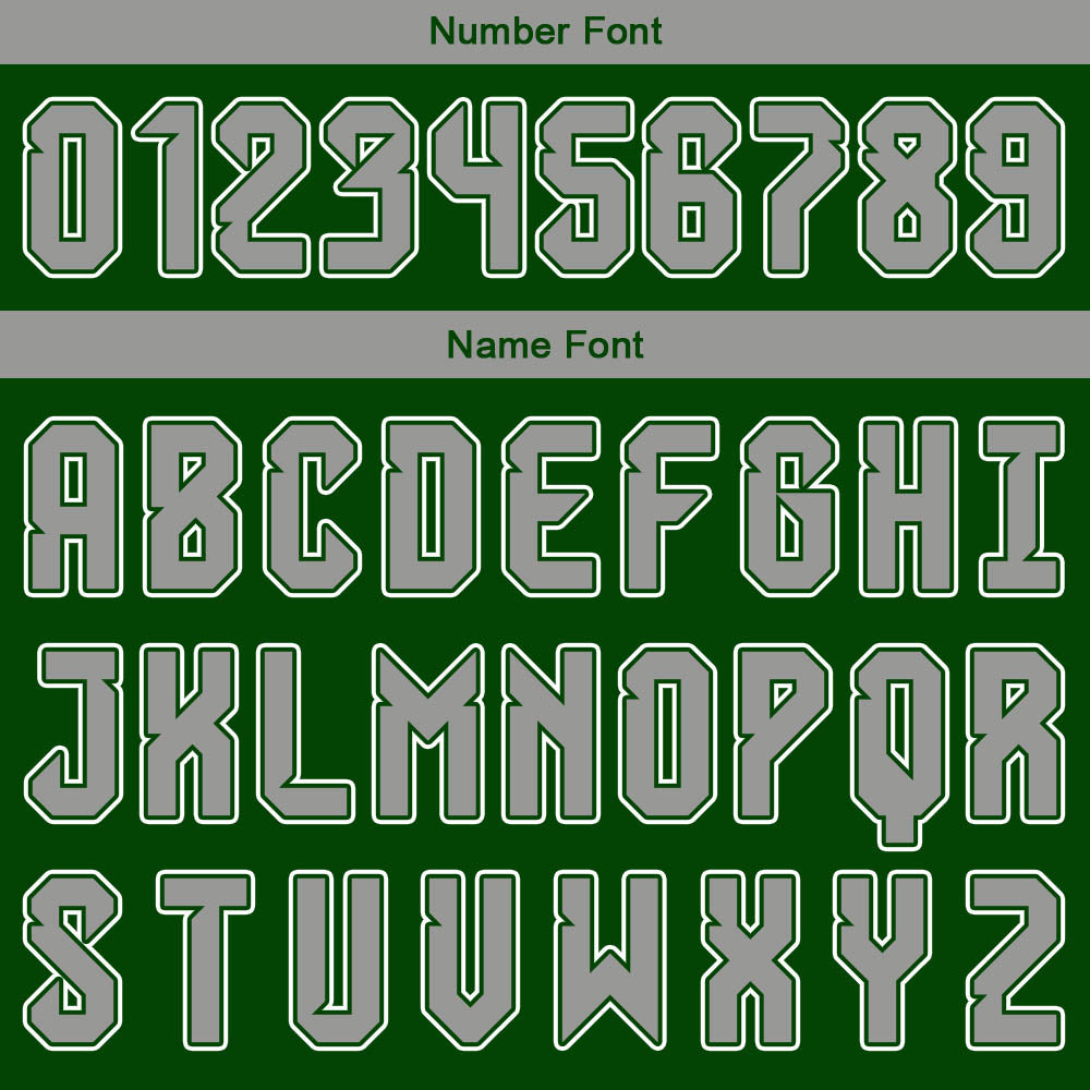 Custom Grass Green Gray White Basketball Jersey Uniform Suit Printed Your Logo Name Number