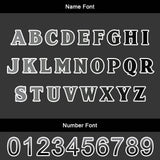 Custom Black Gray Uniform Jersey Kids Adults Personalized Set Jersey Shirt