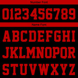 Custom Black Red Short Sleeve Hoodies for Men Women Shirts with Hoods Printed Name Logo