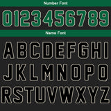 Custom Green Black Varsity Jackets for Men Women Youth Personalized Letterman Jackets