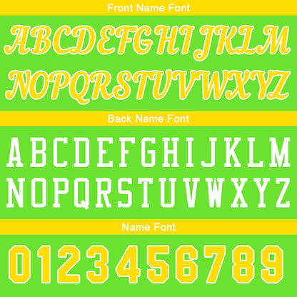 Custom Neon Green-Yellow Basketball Jersey for Men Women Adult Youth Stitched Name Number Logo