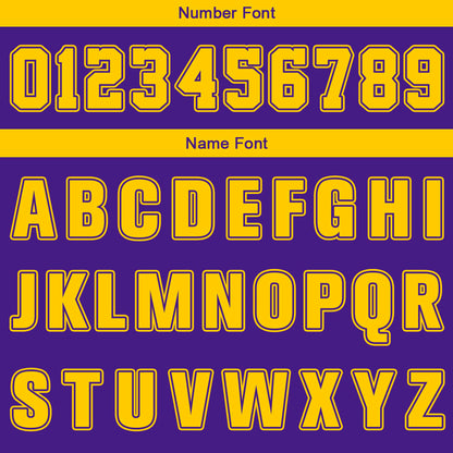 Custom Purple Yellow White Basketball Jersey Uniform Suit Printed Your Logo Name Number