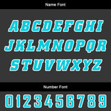 Custom Blue Green Basketball Jersey Uniform Suit Printed Your Logo Name Number