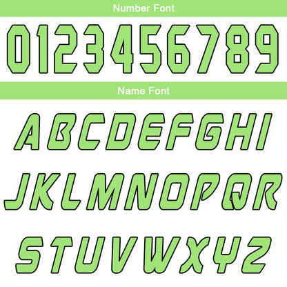 Custom White Green Basketball Jersey Uniform Suit Printed Your Logo Name Number