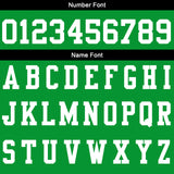 Custom Green Black Football Gradient Polo Shirts  Add Your Unique Logo/Name/Number