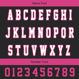 Custom Pink Black Varsity Jackets for Men Women Youth Personalized Letterman Jackets