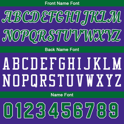 Custom Purple Green Basketball Jersey for Men Women Adult Youth Stitched Name Number Logo
