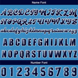 Custom Dark Bule Baseball Jersey Print Personalized Name, Number and Logo