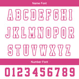 Custom Pink White Varsity Jackets for Men Women Youth Personalized Letterman Jackets