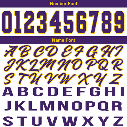 Custom White Purple Yellow Basketball Jersey for Men Women Adult Youth Stitched Name Number Logo
