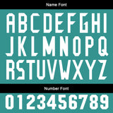 Custom Teal Basketball Jersey Uniform Suit Printed Your Logo Name Number