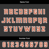 Custom Orange Basketball Jersey Uniform Suit Printed Your Logo Name Number