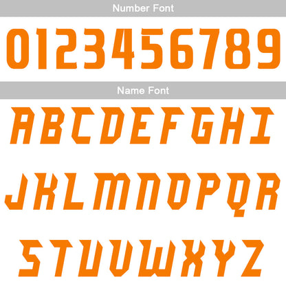 Custom White Orange Reversible Basketball Suit for Adults and Kids Personalized Jersey