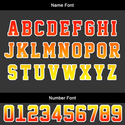 Custom Yellow Orange Soccer Uniform Jersey Kids Adults Personalized Set Jersey Shirt