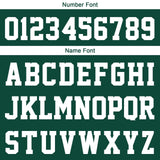 Custom Green Short Sleeve Hoodies for Men Women Shirts with Hoods Printed Name Logo