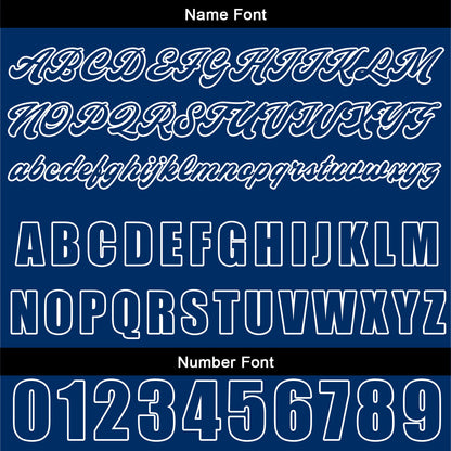Custom Blue Baseball Jersey Print Personalized Name, Number and Logo