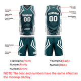 Custom Dull Green Grey Reversible Basketball Suit for Adults and Kids Personalized Jersey