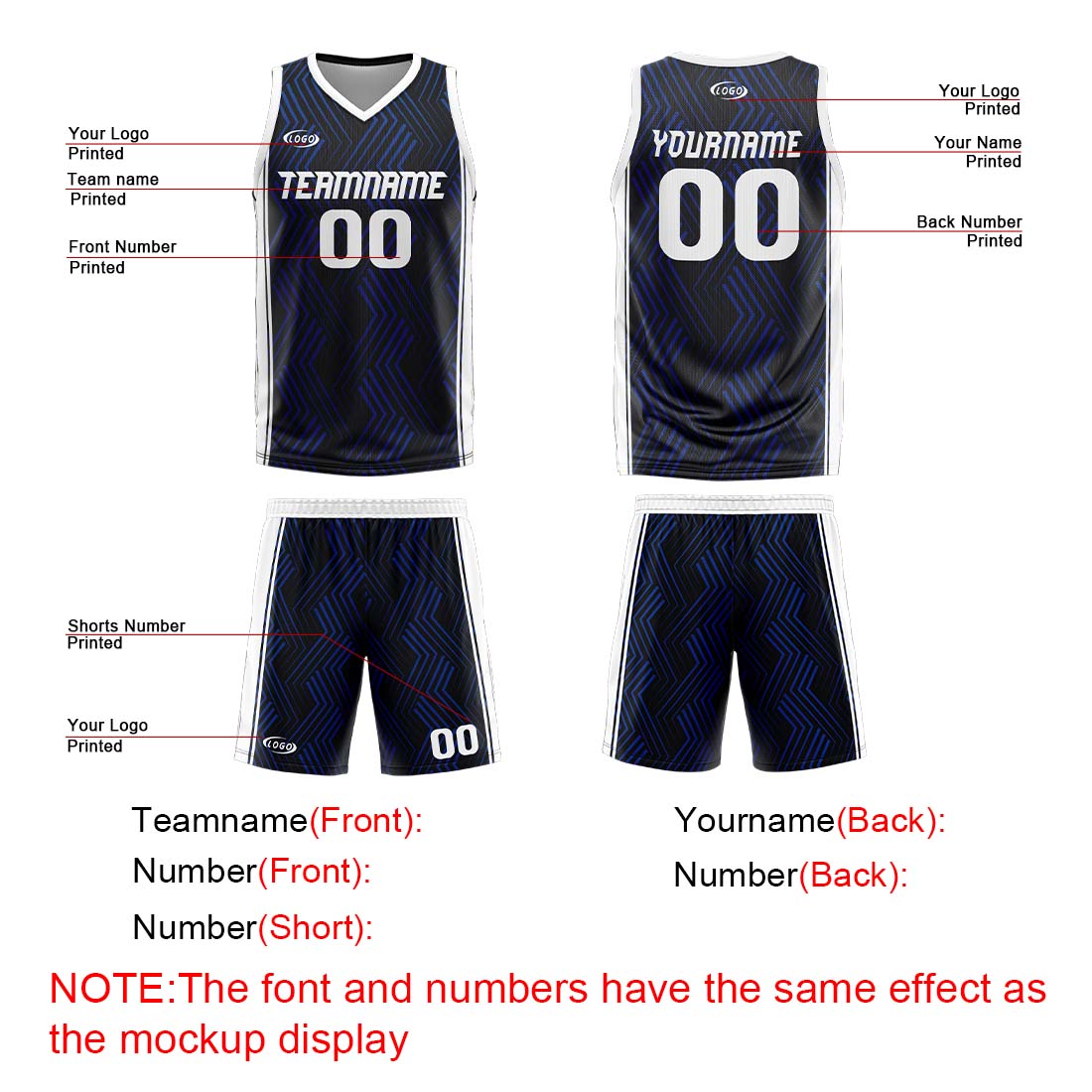 Custom Black White Reversible Basketball Suit for Adults and Kids Personalized Jersey