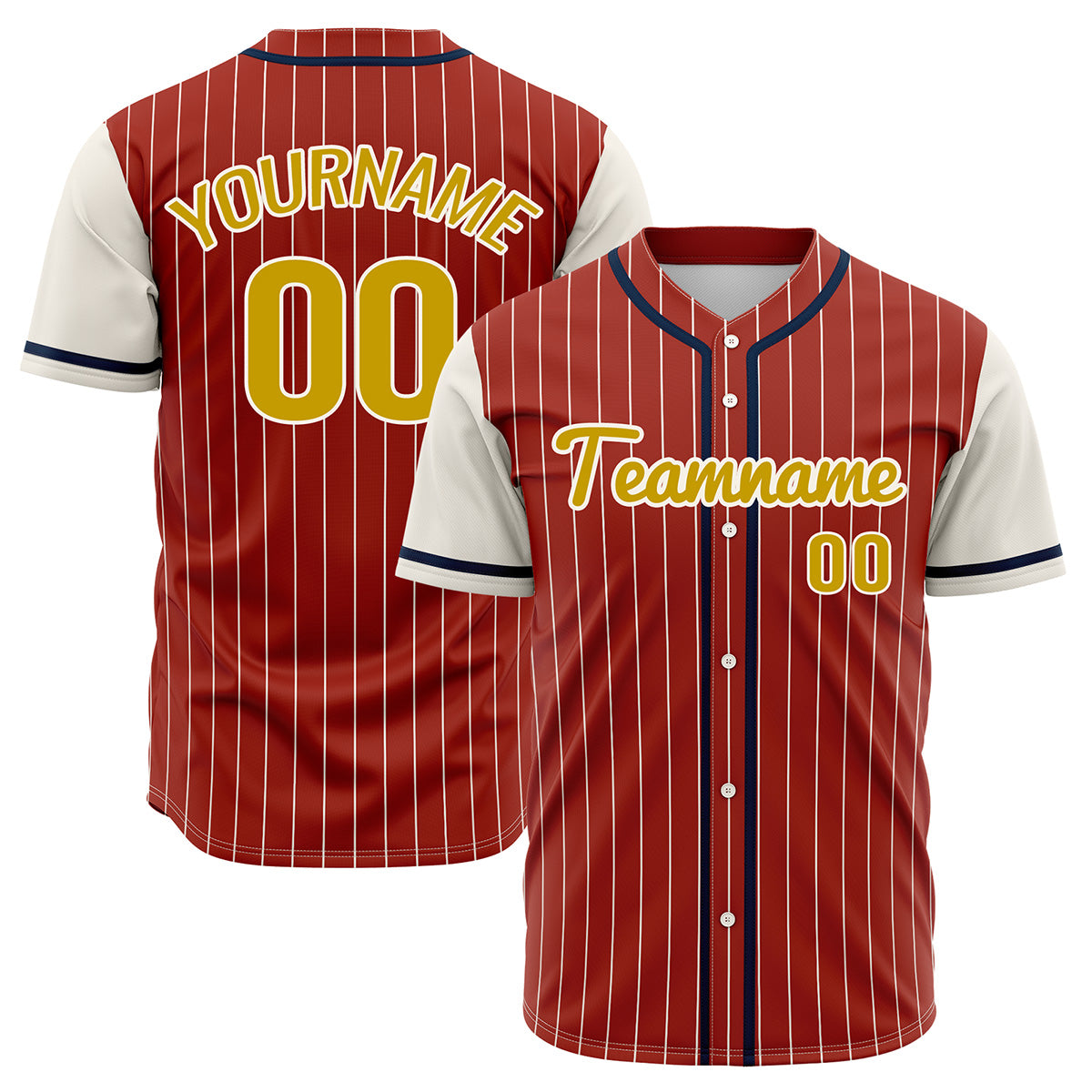 Custom Red Off White Hip Hop Baseball Jersey Stitched Printed - Personalized Name Number Shirts #BB-0919-0089