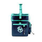 Portable Double Layer Cooler Bag - Waterproof Insulated Picnic Tote for Camping & Family Outings Blue Cyan